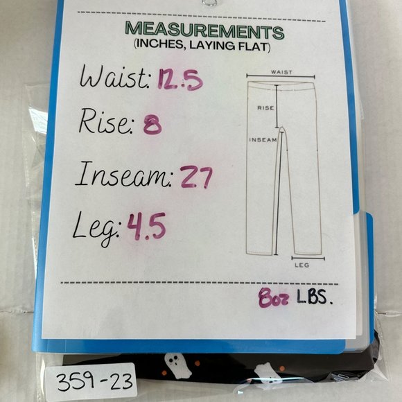 APT. 9 | Black Super Soft Boo w/ Ghost Halloween Pants | Size S - Picture 8 of 8